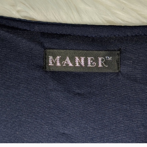 Embellished Sequin Blue Sleeveless Dress - Picture 4 of 4